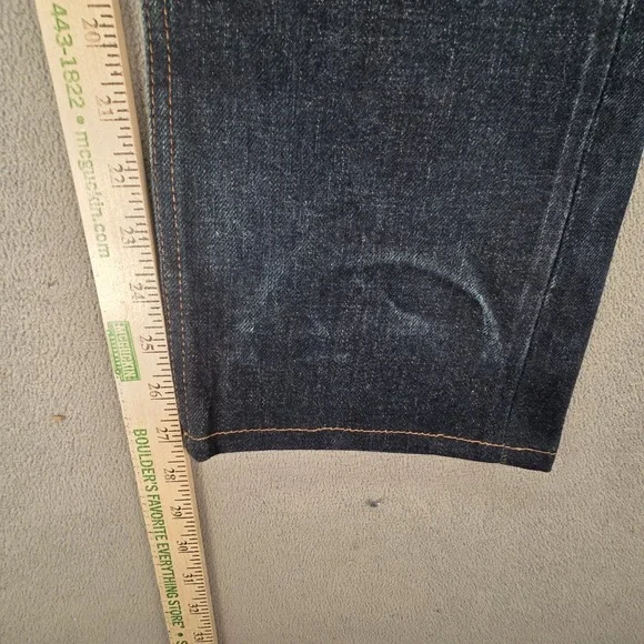 Pike Brothers Jeans Mens Selvedge Blue Roamer Whiskers Honeycomb Fits 36x27 - Picture 4 of 16